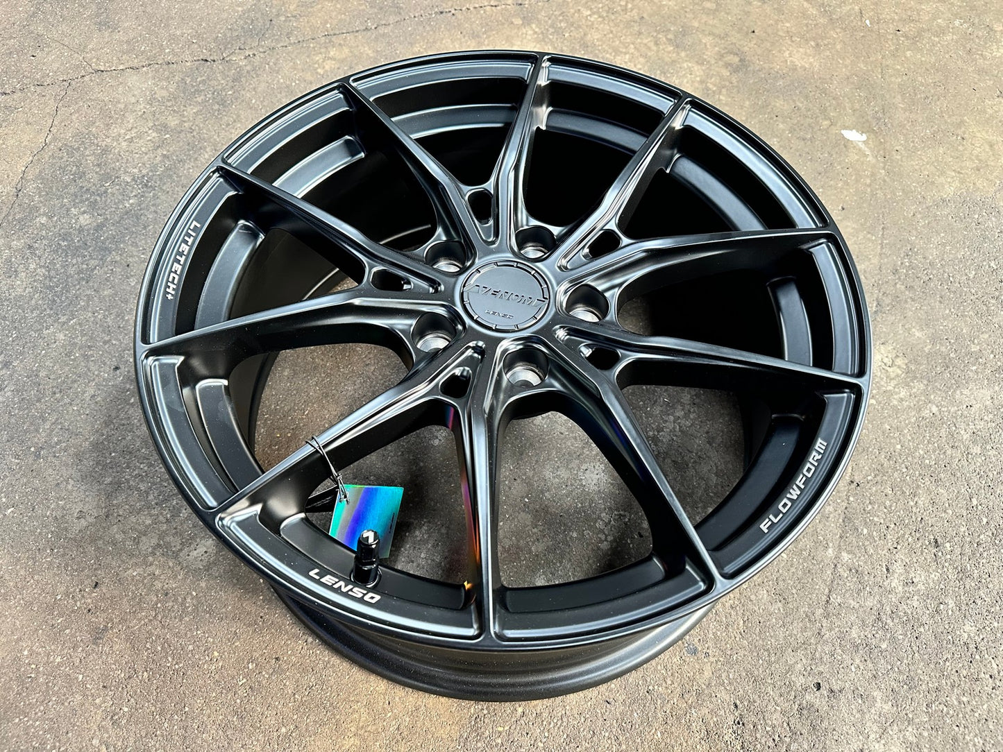 New 17X7 ET35 Lenso VNB Rim (4 wheel) Matt Black 5X114.3