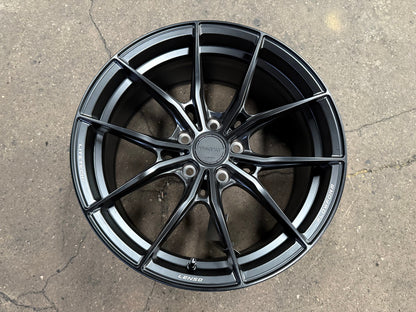 New 18X8.5 ET35 Lenso VNB Rim (4 wheel) Matt Black 5X114.3