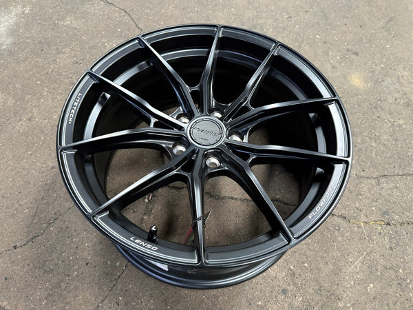 New 18X8.5 ET35 Lenso VNB Rim (4 wheel) Matt Black 5X114.3