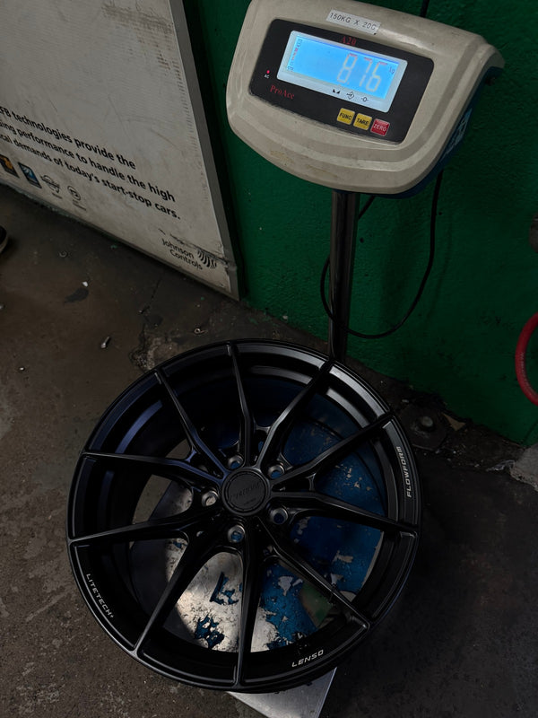 New 18X8.5 ET35 Lenso VNB Rim (4 wheel) Matt Black 5X114.3