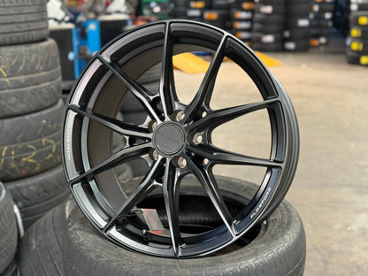 New 19X8.5 ET40 Lenso VNB Rim (4 wheel) Matt Black 5X108