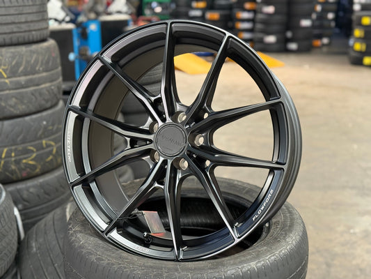 New 19X8.5 ET40 Lenso VNB Rim (4 wheel) Matt Black 5X108