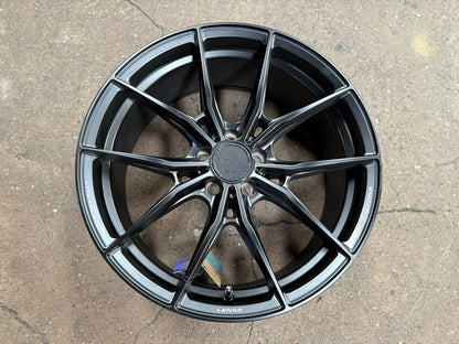 New 19X8.5 ET40 Lenso VNB Rim (4 wheel) Matt Black 5X108