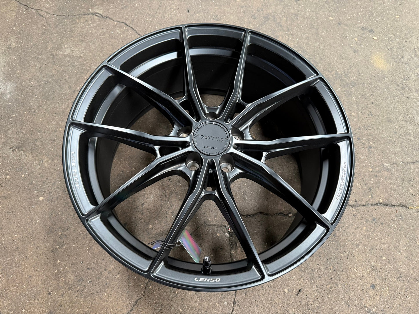 New 19X8.5 ET40 Lenso VNB Rim (4 wheel) Matt Black 5X108