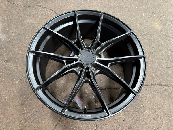 New 19X8.5 ET40 Lenso VNB Rim (4 wheel) Matt Black 5X108