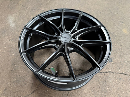 New 19X8.5 ET40 Lenso VNB Rim (4 wheel) Matt Black 5X108