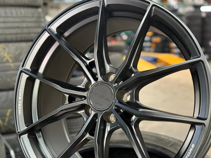 New 19X8.5 ET40 Lenso VNB Rim (4 wheel) Matt Black 5X108