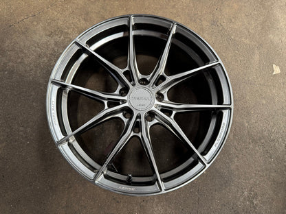 New 19X8.5 ET35 Lenso VNB Rim (4 wheel) Matt Gunmetal 5X114.3