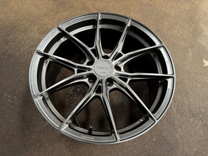 New 19X8.5 ET35 Lenso VNB Rim (4 wheel) Matt Gunmetal 5X114.3