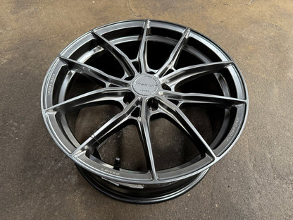 New 19X8.5 ET35 Lenso VNB Rim (4 wheel) Matt Gunmetal 5X114.3