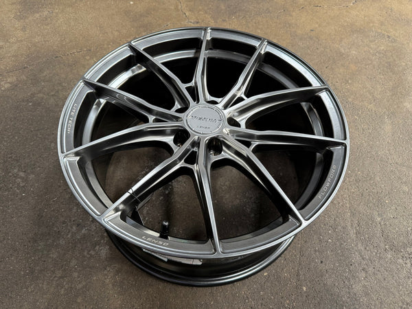 New 19X8.5 ET35 Lenso VNB Rim (4 wheel) Matt Gunmetal 5X114.3