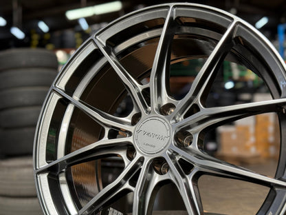 New 19X8.5 ET35 Lenso VNB Rim (4 wheel) Matt Gunmetal 5X114.3