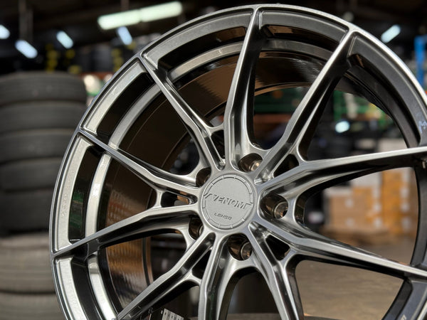 New 19X8.5 ET35 Lenso VNB Rim (4 wheel) Matt Gunmetal 5X114.3