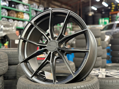 New 19X8.5 ET35 Lenso VNB Rim (4 wheel) Matt Black 5X114.3