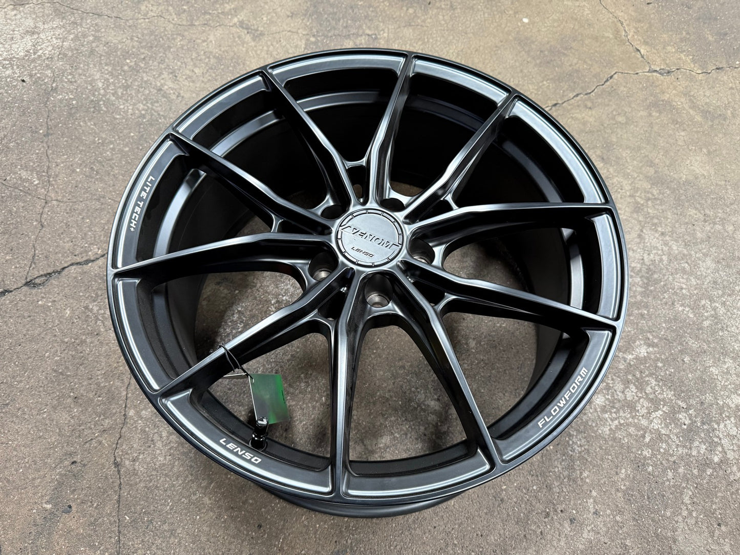 New 19X8.5 ET35 Lenso VNB Rim (4 wheel) Matt Black 5X114.3