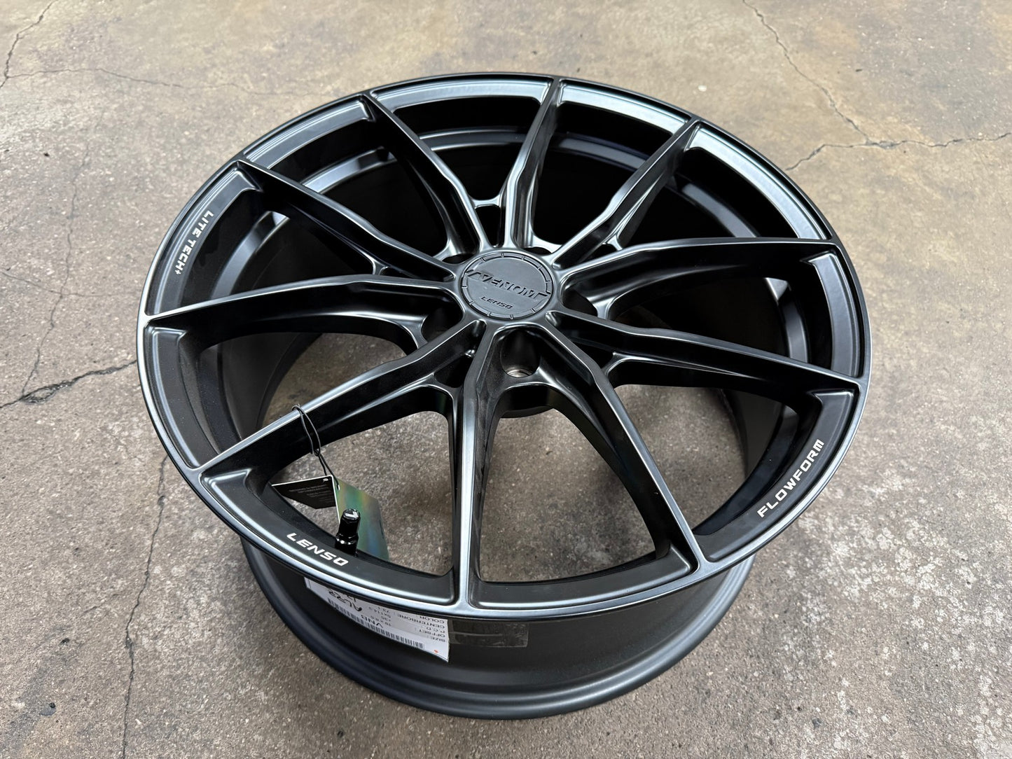 New 19X8.5 ET35 Lenso VNB Rim (4 wheel) Matt Black 5X114.3