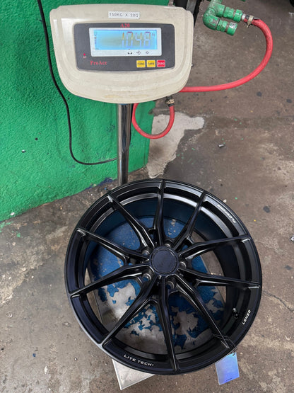 New 19X8.5 ET35 Lenso VNB Rim (4 wheel) Matt Black 5X114.3