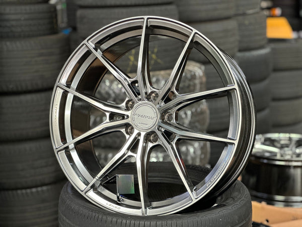 New 20X9 ET38 Lenso VNB Rim (4 wheel) Matt Gunmetal 5X120