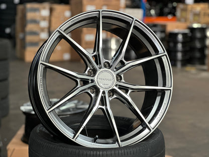 New 20X9 ET38 Lenso VNB Rim (4 wheel) Matt Gunmetal 5X120