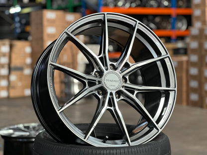 New 20X9 ET38 Lenso VNB Rim (4 wheel) Matt Gunmetal 5X120