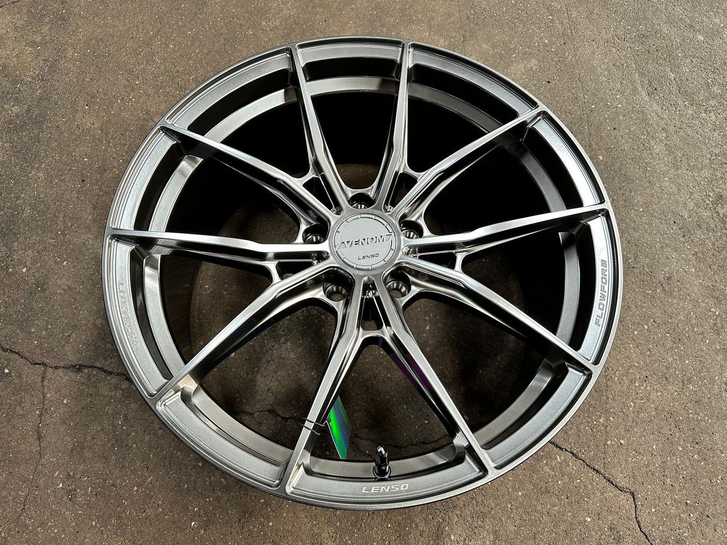 New 20X9 ET38 Lenso VNB Rim (4 wheel) Matt Gunmetal 5X120