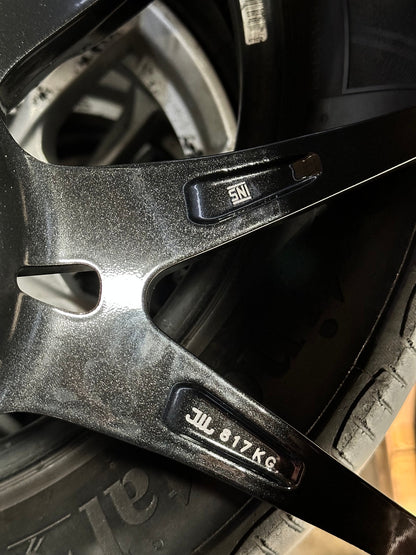 New 20X9 ET38 Lenso VNB Rim (4 wheel) Matt Gunmetal 5X120