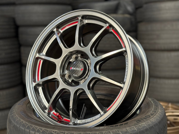 New 15X6.5 ET40 Lenso VNDRim (4 wheel) Hyper Black 4X100