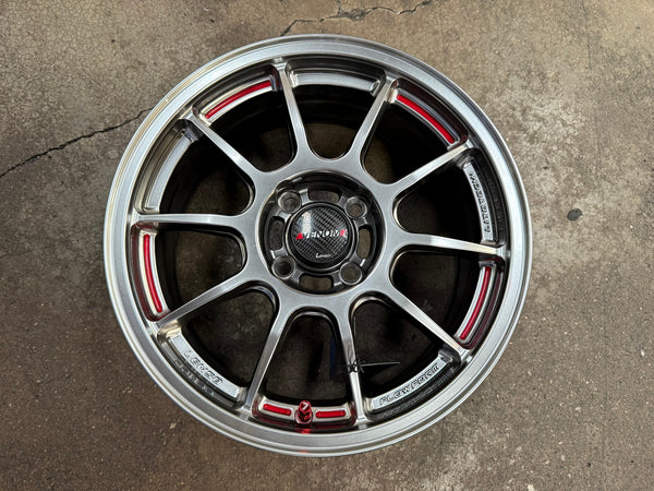 New 15X6.5 ET40 Lenso VNDRim (4 wheel) Hyper Black 4X100