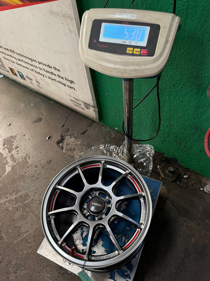 New 15X6.5 ET40 Lenso VNDRim (4 wheel) Hyper Black 4X100