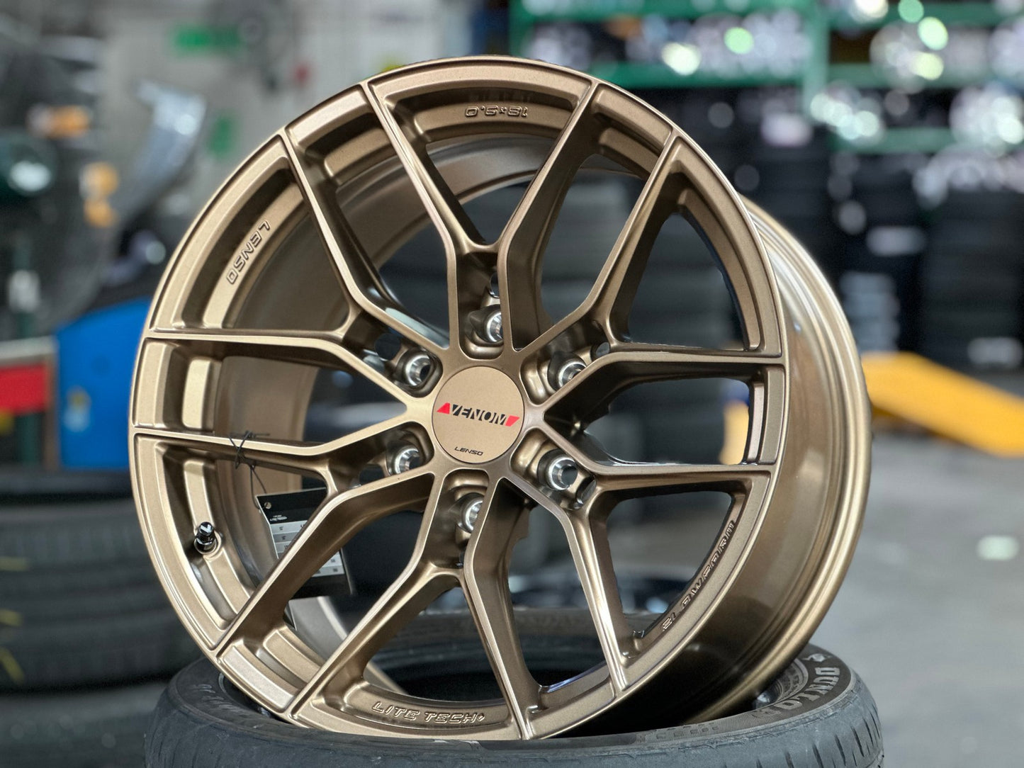New 18X9 ET15 Lenso VT3 Rim (4 wheel) Matt Bronze 6X139.7
