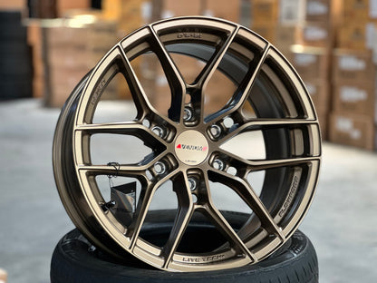 New 18X9 ET15 Lenso VT3 Rim (4 wheel) Matt Bronze 6X139.7