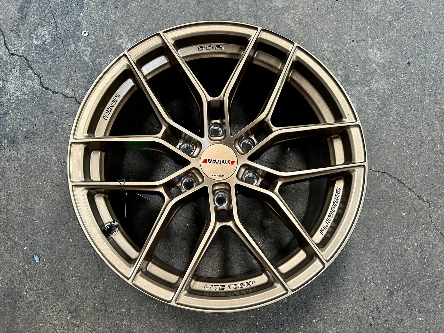 New 18X9 ET15 Lenso VT3 Rim (4 wheel) Matt Bronze 6X139.7