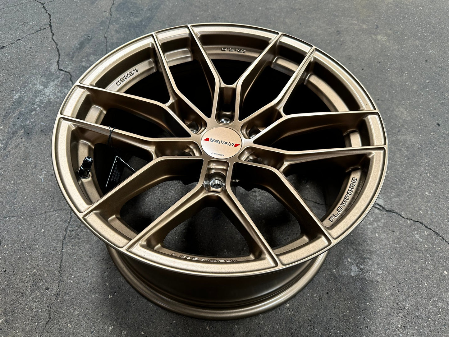 New 18X9 ET15 Lenso VT3 Rim (4 wheel) Matt Bronze 6X139.7