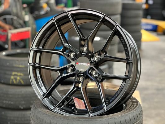 New 18X9 ET15 Lenso VT3 Rim (4 wheel) Matt Black 6X139.7