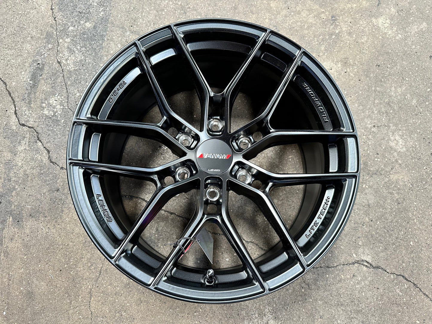New 18X9 ET15 Lenso VT3 Rim (4 wheel) Matt Black 6X139.7