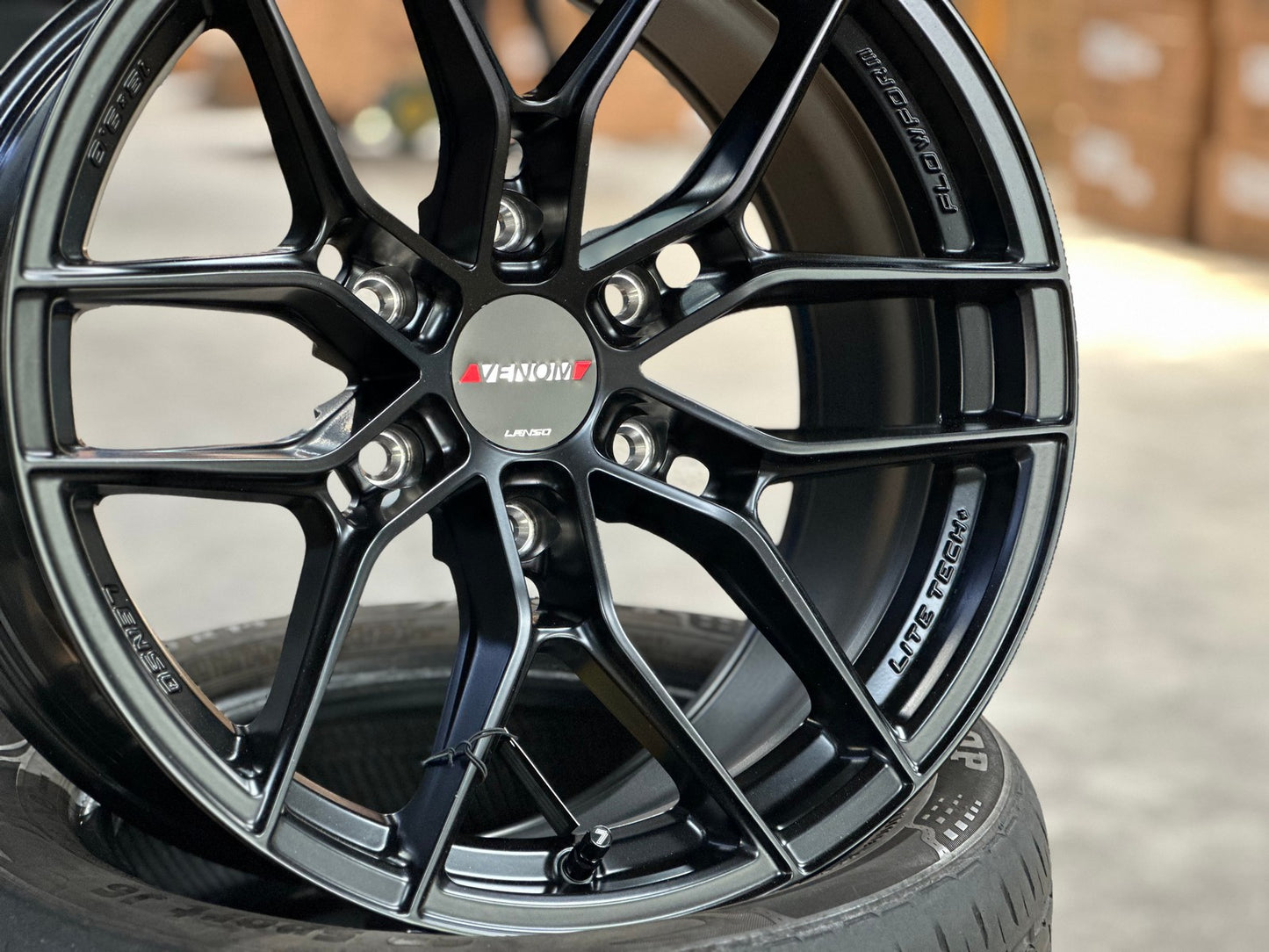 New 18X9 ET15 Lenso VT3 Rim (4 wheel) Matt Black 6X139.7