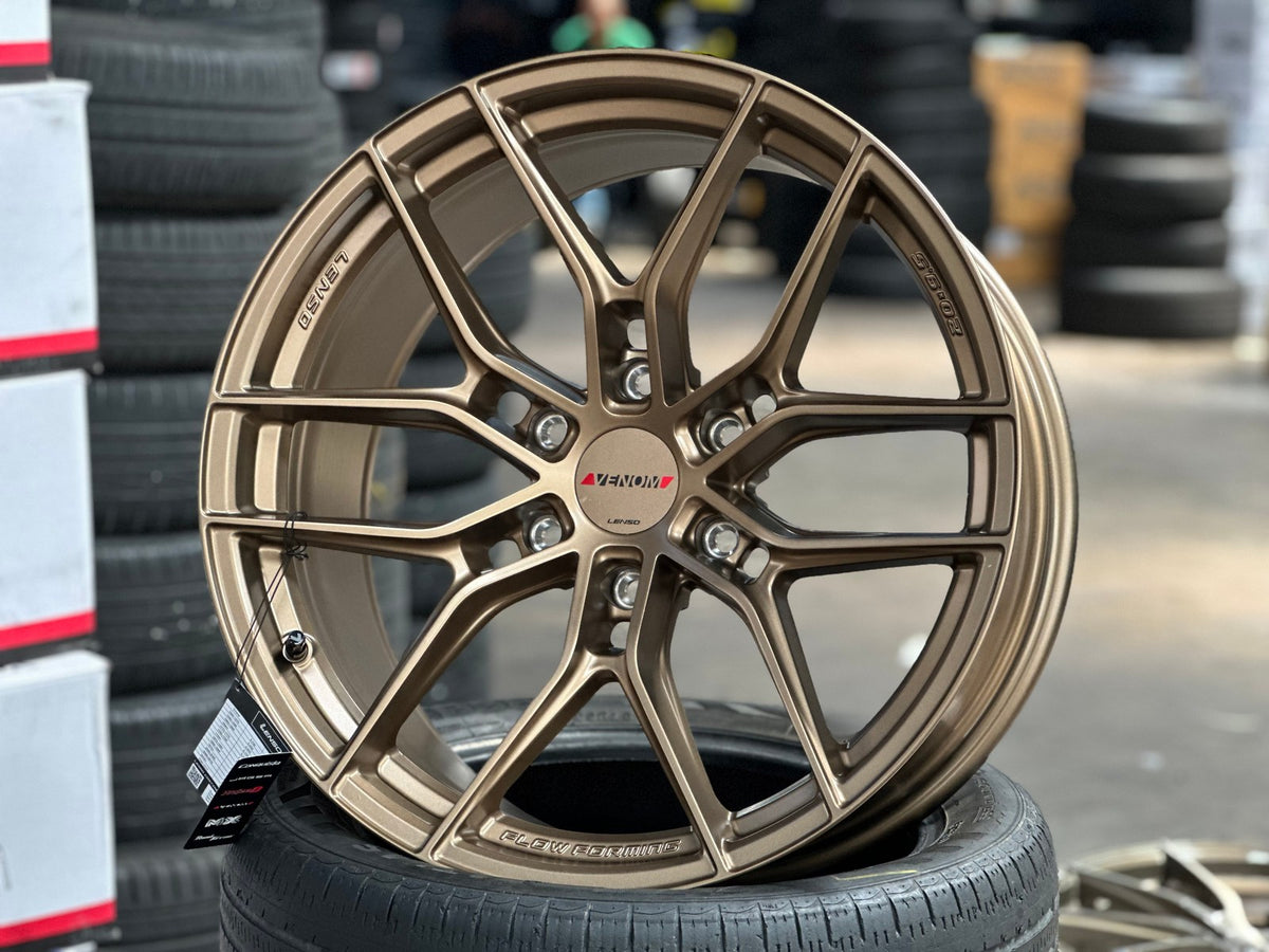 New 20X9.5 ET15 Lenso VT3 Rim (4 wheel) Matt Bronze 6X139.7