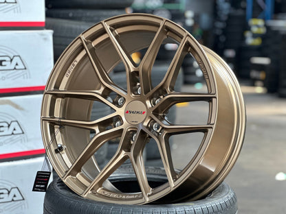 New 20X9.5 ET15 Lenso VT3 Rim (4 wheel) Matt Bronze 6X139.7