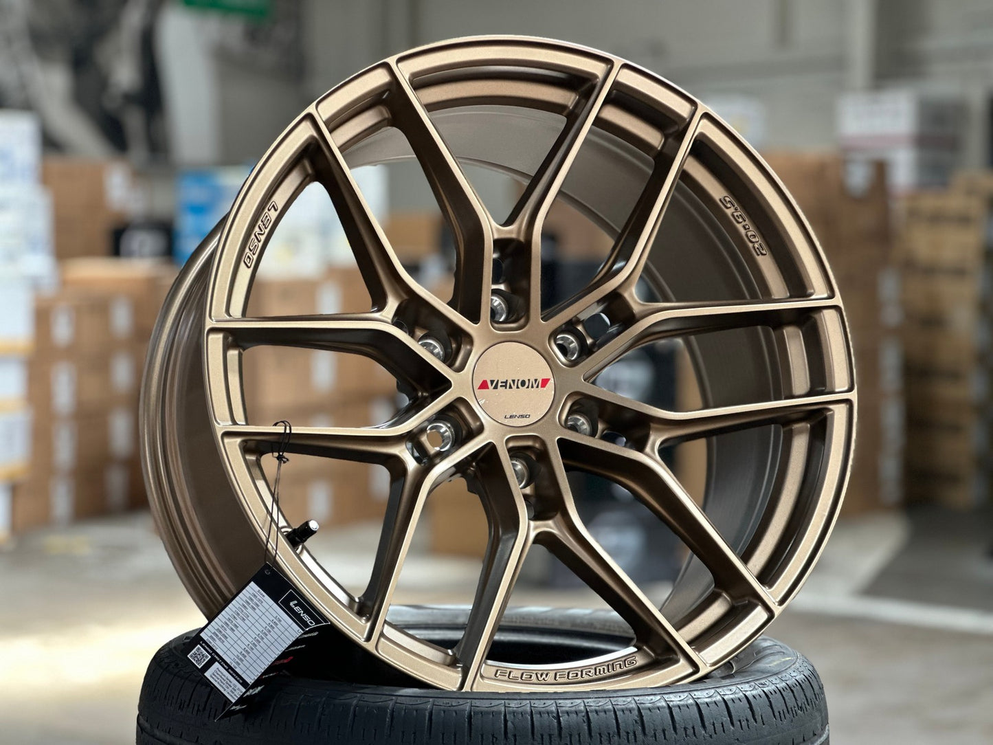 New 20X9.5 ET15 Lenso VT3 Rim (4 wheel) Matt Bronze 6X139.7