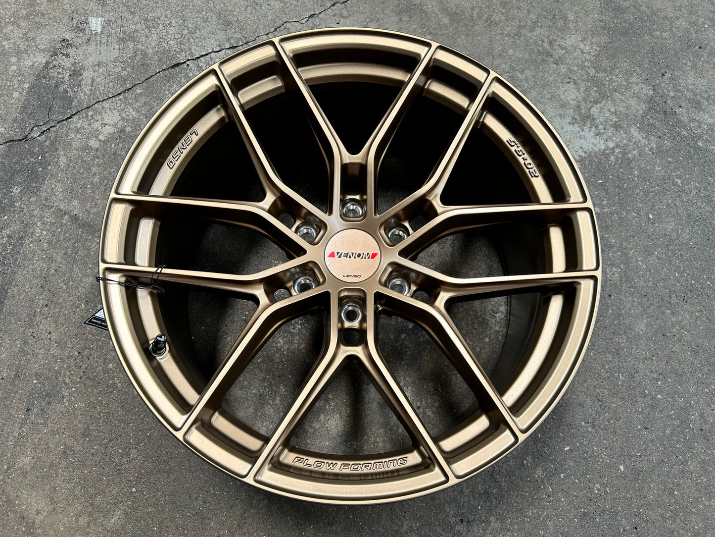 New 20X9.5 ET15 Lenso VT3 Rim (4 wheel) Matt Bronze 6X139.7