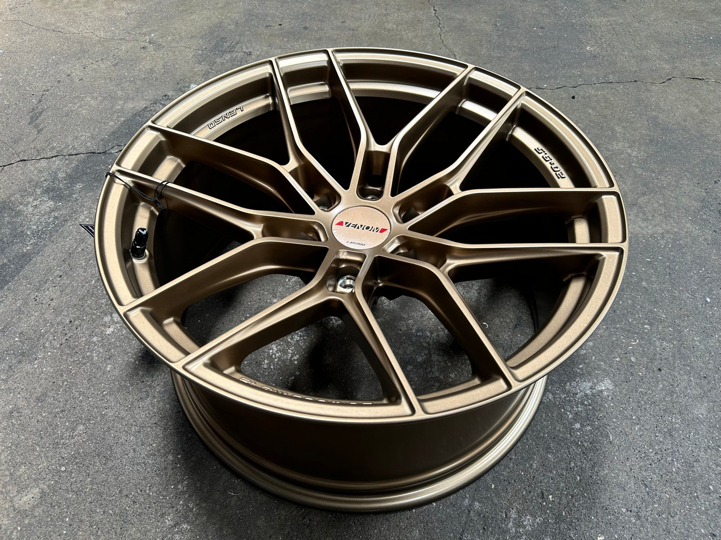 New 20X9.5 ET15 Lenso VT3 Rim (4 wheel) Matt Bronze 6X139.7