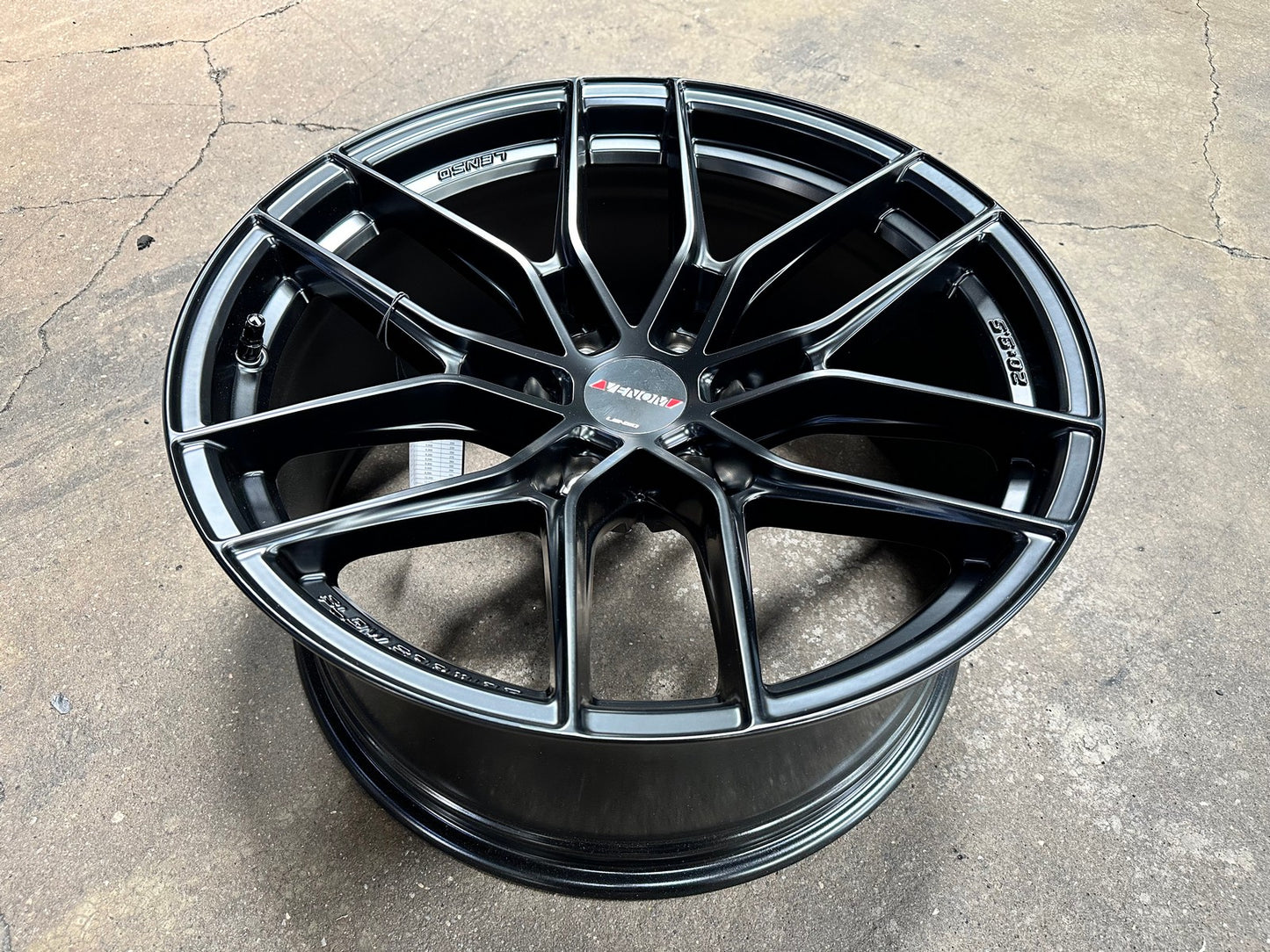 New 20X9.5 ET15 Lenso VT3 Rim (4 wheel) Matt Black 6X139.7
