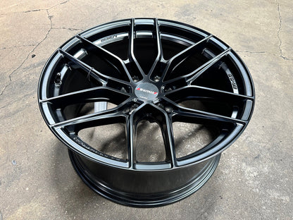 New 20X9.5 ET15 Lenso VT3 Rim (4 wheel) Matt Black 6X139.7