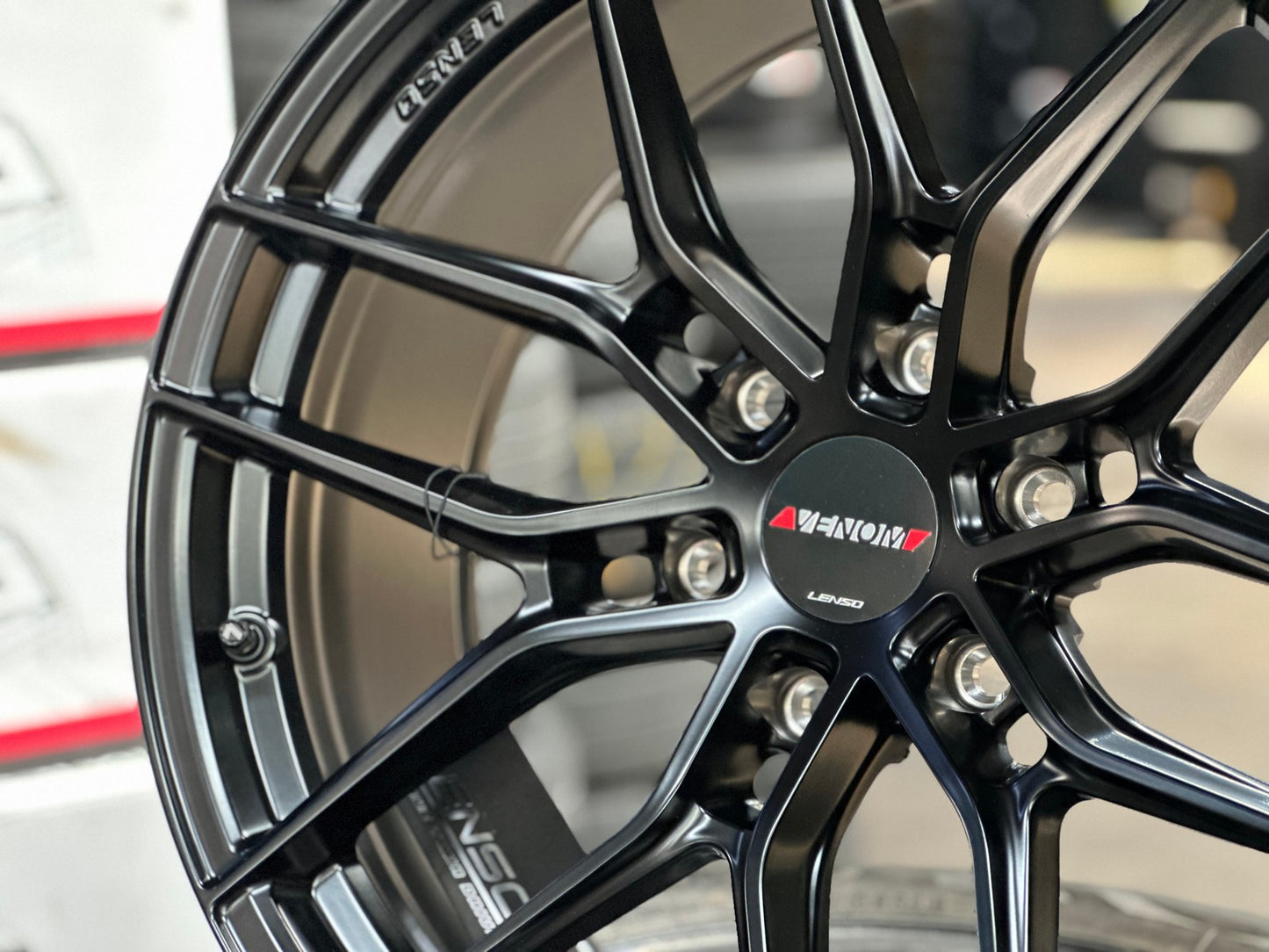 New 20X9.5 ET15 Lenso VT3 Rim (4 wheel) Matt Black 6X139.7