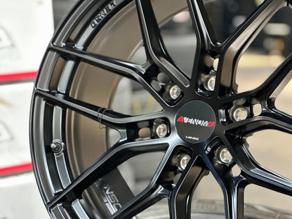 New 20X9.5 ET15 Lenso VT3 Rim (4 wheel) Matt Black 6X139.7