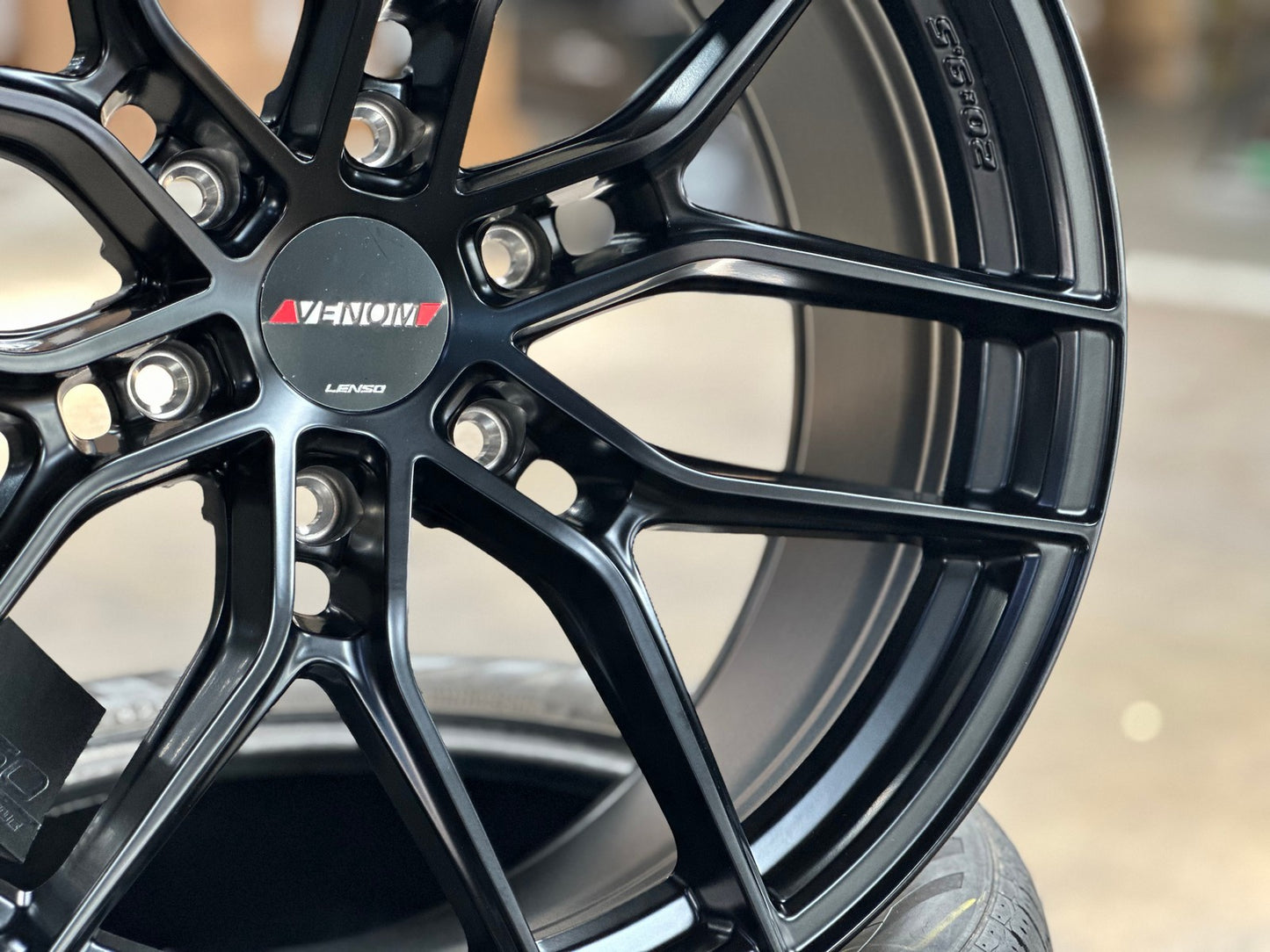 New 20X9.5 ET15 Lenso VT3 Rim (4 wheel) Matt Black 6X139.7
