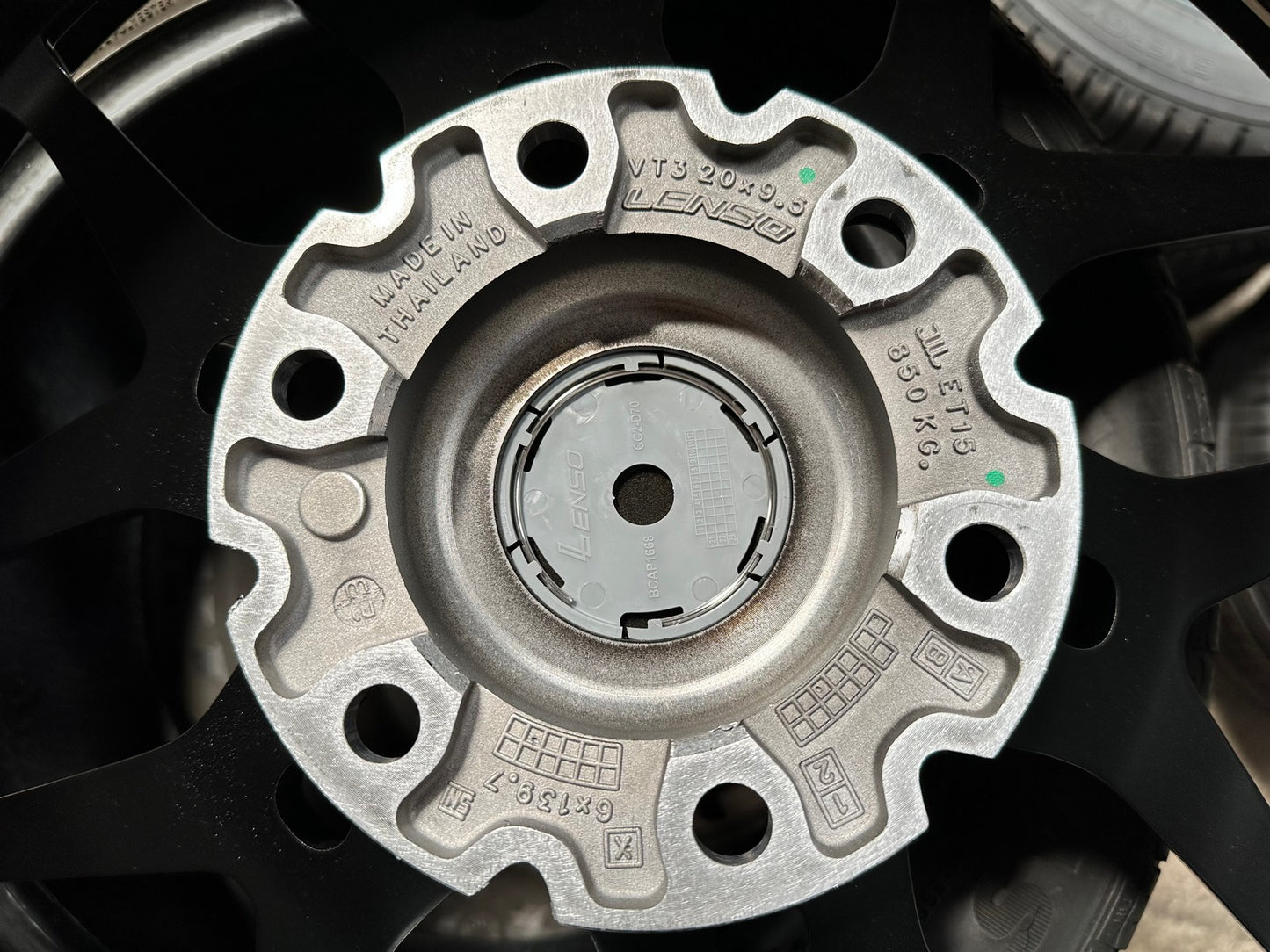 New 20X9.5 ET15 Lenso VT3 Rim (4 wheel) Matt Black 6X139.7