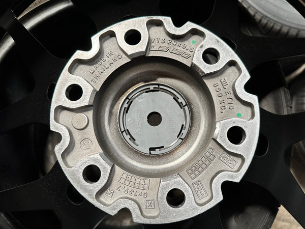 New 20X9.5 ET15 Lenso VT3 Rim (4 wheel) Matt Black 6X139.7