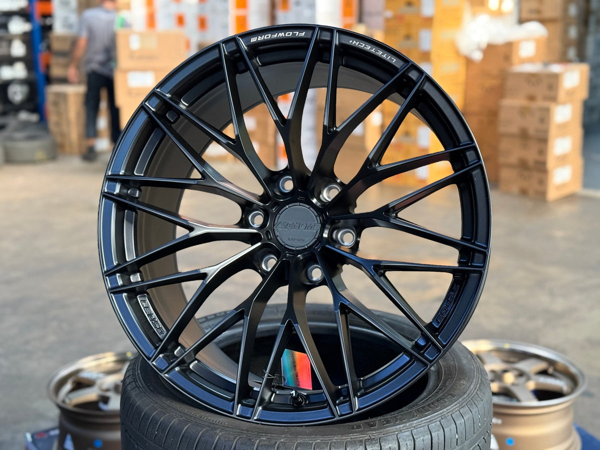 New 20X9.5 ET15 Lenso VT4 Rim (4 wheel) Matt Black 6X139.7