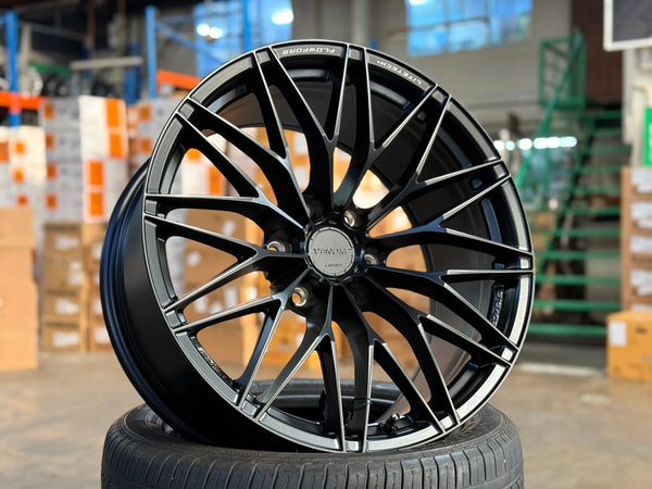 New 20X9.5 ET15 Lenso VT4 Rim (4 wheel) Matt Black 6X139.7